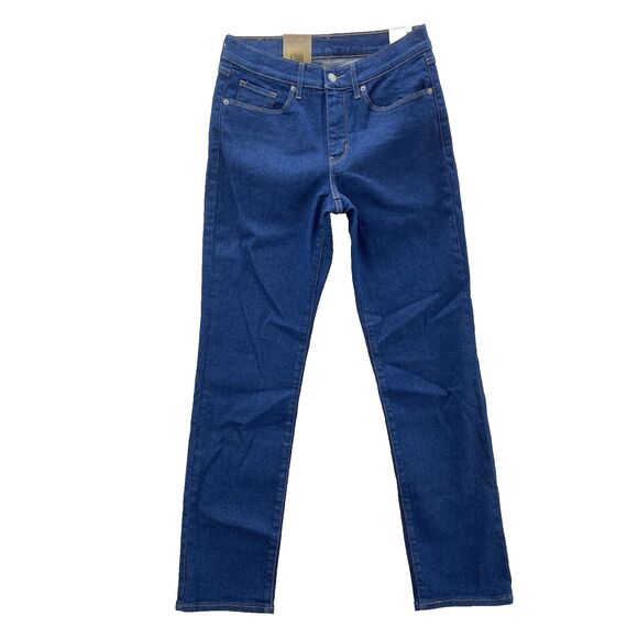 Levi's Denim - Levi's Classic Straight Jeans Women 27x30 Blue Preppy Mid Rise American Denim